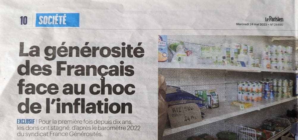Photos 3 du Parisien sur Baromètre de la générosité 2022