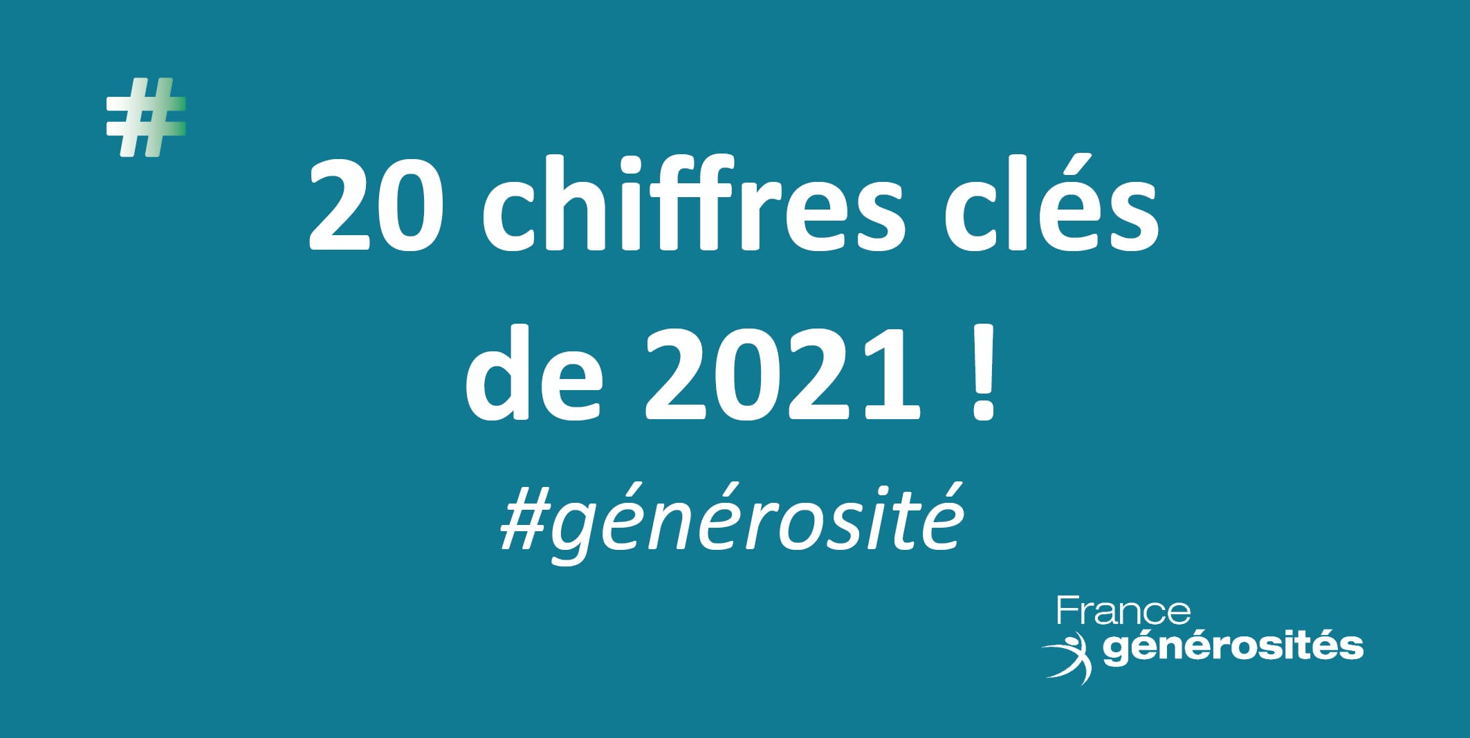 Illustration de l'article : 20 chiffres clés de 2021 sur la générosité