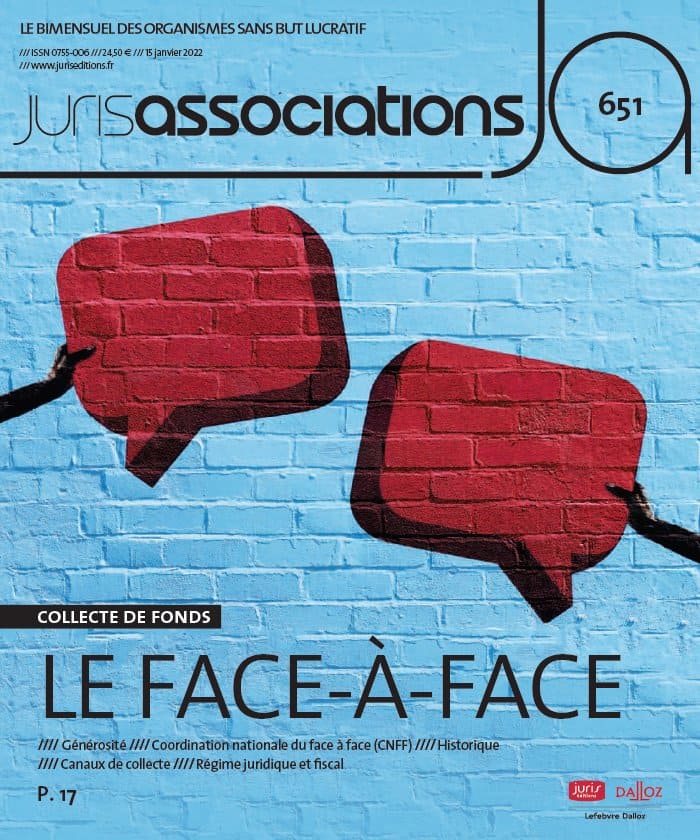 Illustration de l'article : « Le face à face », dossier spécial dans Juris Associations
