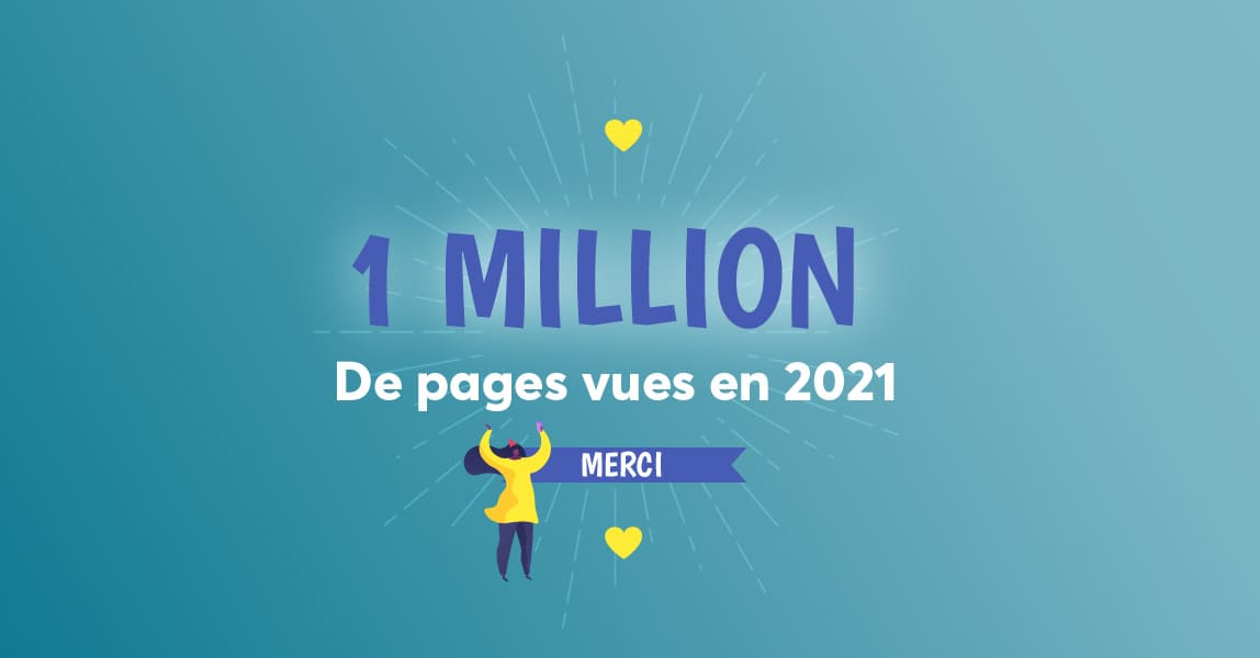 Illustration de l'article : Plateforme infodon : 1 million de vues en 2021 !