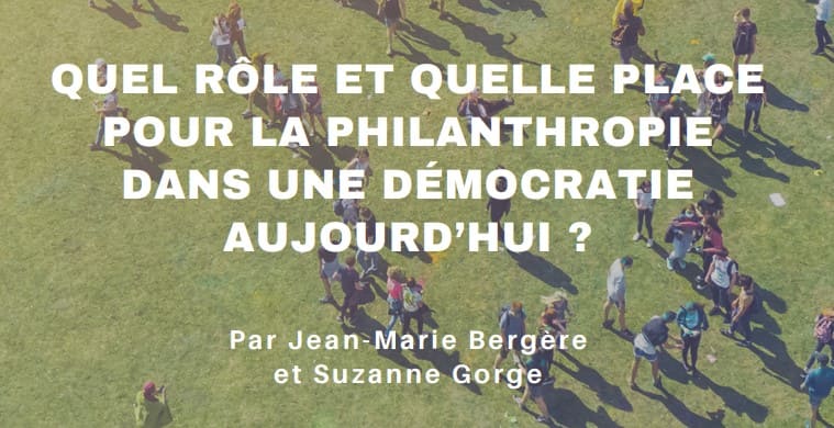 Illustration de l'article : Rapport Terra Nova sur la Philanthropie dans une démocratie – mai 2022