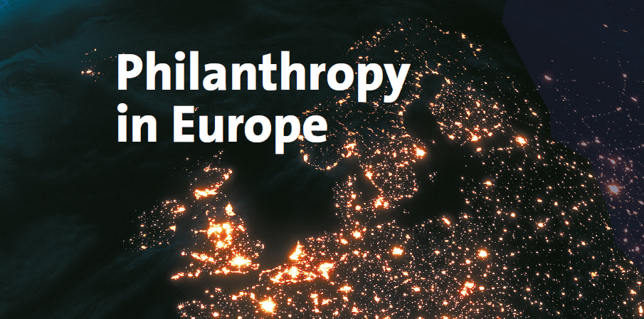 étude philanthropy in europe ERNOP