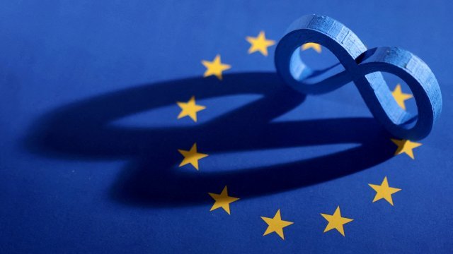signe meta dans les étoiles de l'union européenne