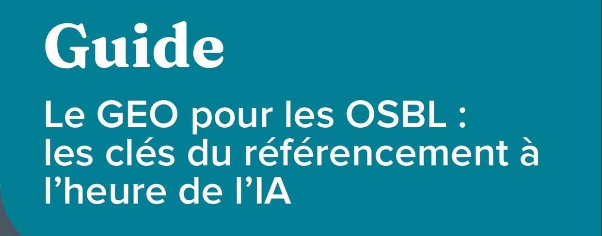 Illustration de l'article : Guide GEO pour les OSBL – France générosités – Mai 2026