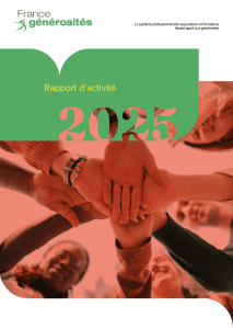 couverture rapport d'activité 2025
