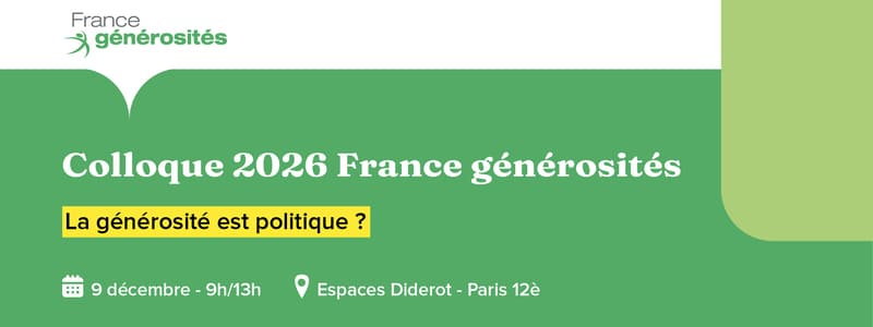 bannière colloque France générosités 2026