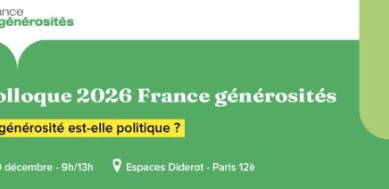 bannière colloque 2026 France générosités