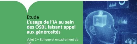 Illustration de l'article : L’usage de l’IA au sein des OSBL (volet 2 – Ethique et usage responsable) – Etude France générosités – Oct. 2026