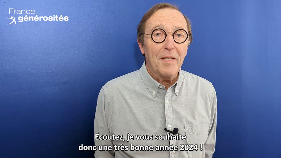 Illustration de l'article : Voeux 2024 de Pierre Siquier, président de France générosités