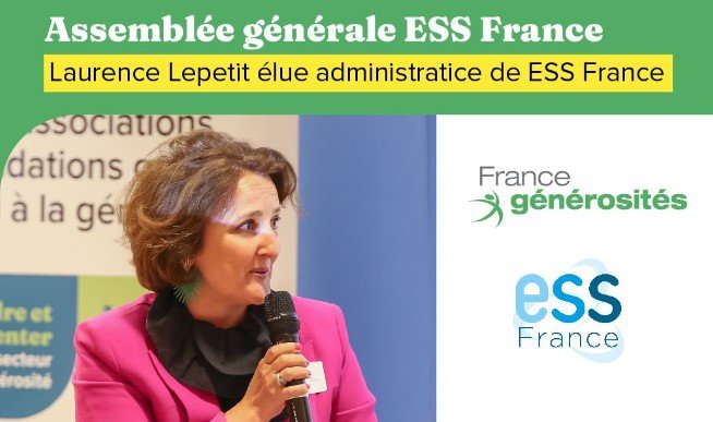 Illustration de l'article : France générosités devient membre du Conseil d’administration d’ESS France
