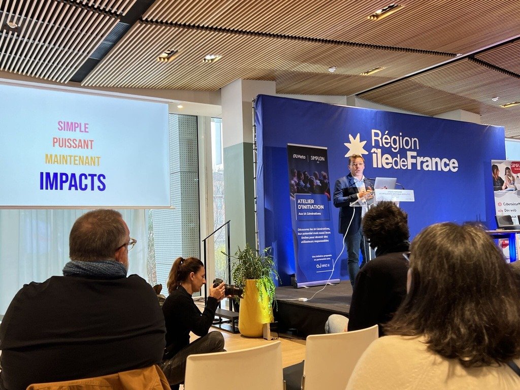 Illustration de l'article : Formation IA générative – avec Simplon & META – décembre 2024