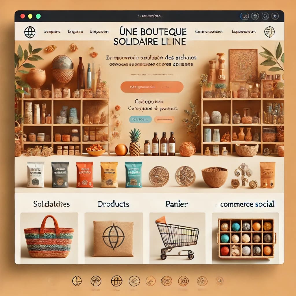 Illustration de l'article : Boutiques solidaires en ligne – sondage France générosités – Février 2025