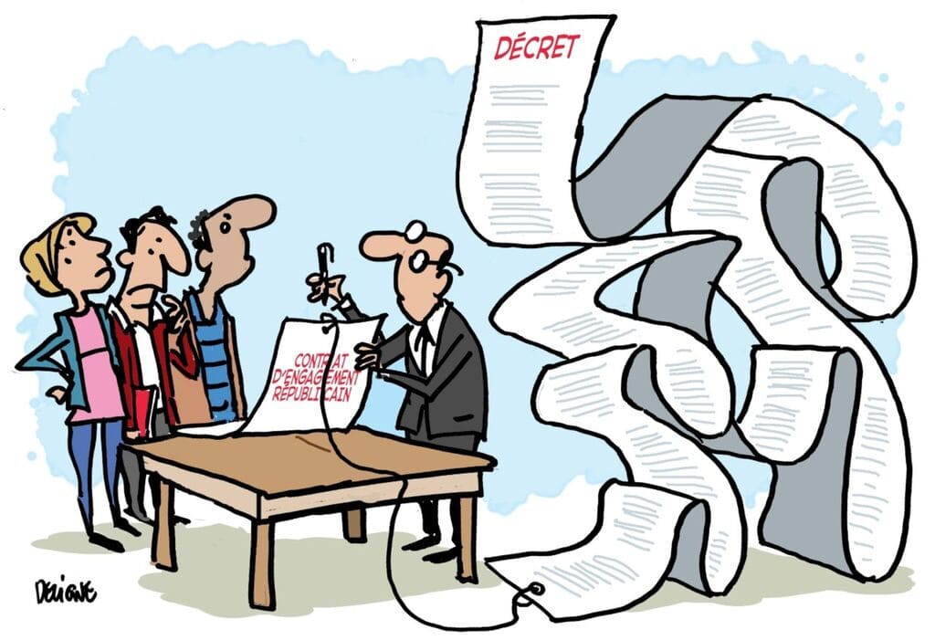 Illustration de l'article : Contrat d’engagement républicain : un bilan préoccupant