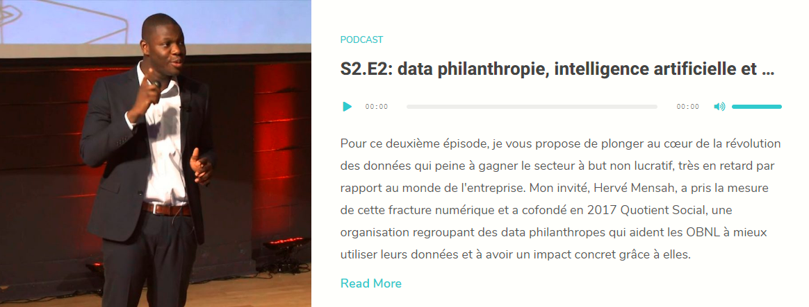 data philanthropie