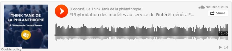 podcast sur la philanthropie du think tank de l'institut pasteur