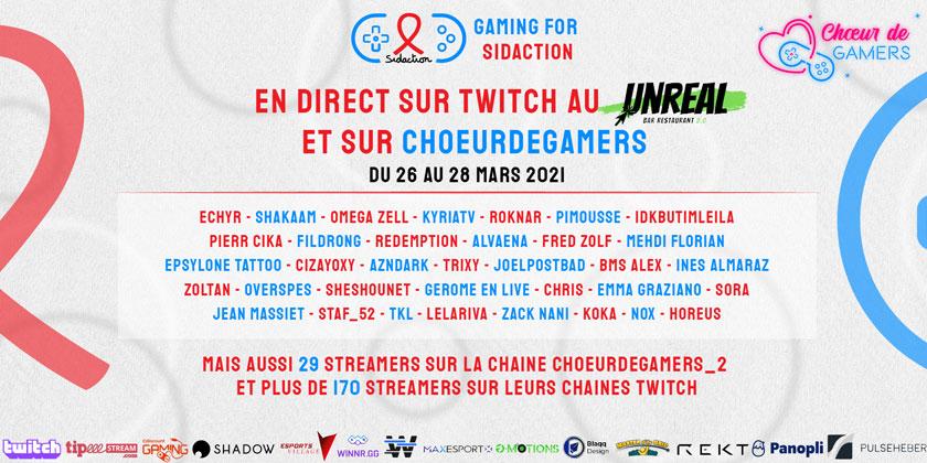 Gaming for Sidaction
