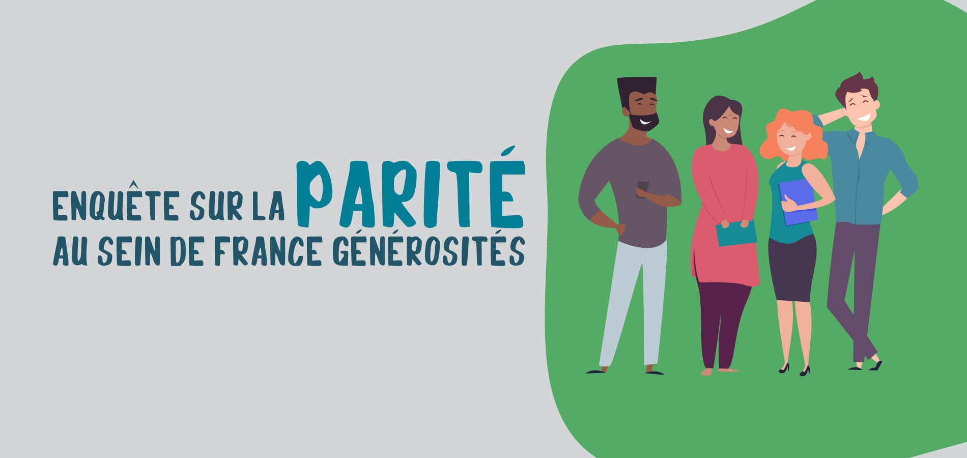 image étude sur la parité chez les membres de France générosités