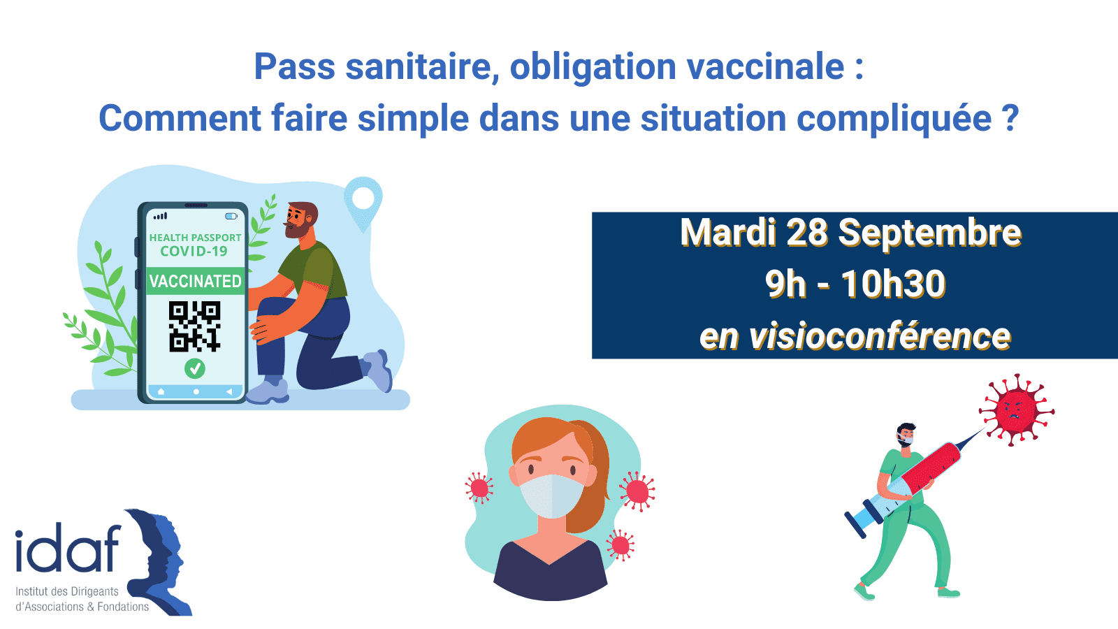 webinaire Pass sanitaire, obligation vaccinale comment faire simple dans une situation compliquée