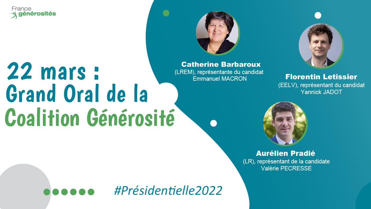 Grand oral de la coalition générosité pour présidentielle 2022 - visuel V2 BD