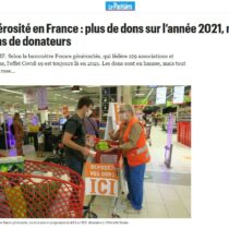 10 articles presse à lire sur notre Baromètre de la générosité 2021