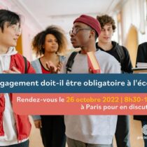 26 septembre : Conférence “L’engagement doit-il être obligatoire à l’école ?”