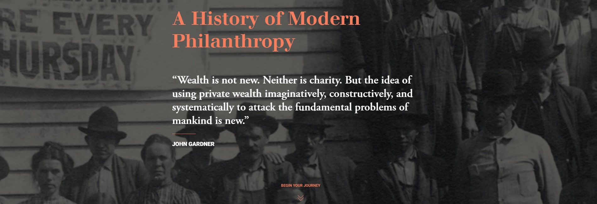 history of giving - National Philanthropic Trust