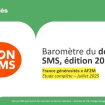 Baromètre du Don par SMS, édition 2025 – AF2M x France générosités