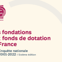 Les fondations et fonds de dotation en 2022 en France- Etude de l’Observatoire de la Philanthropie 2023