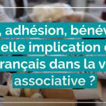 Etude INJEP sur les Français dans la vie associative – janvier 2023