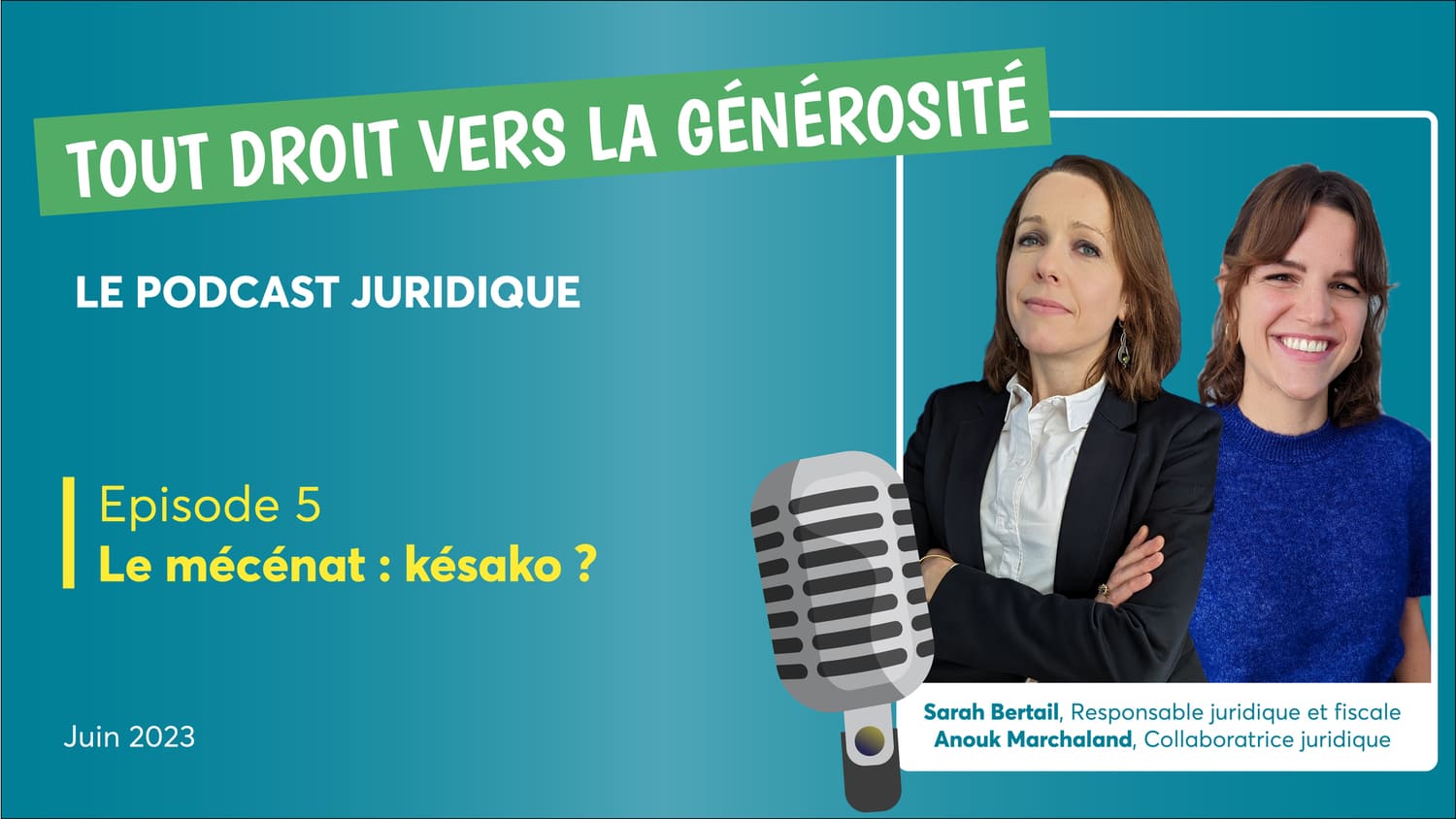 Vignette podcast mécénat d'entreprise késako