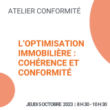5 octobre – Optimisation immobilière : cohérence et conformité – Atelier IDAF