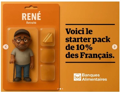 exemple banques alimentaires - secteur associatif sur les réseaux sociaux - visibrain