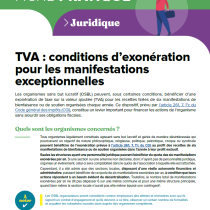 TVA : Conditions d’exonération pour les manifestations exceptionnelles